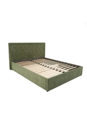 Кровать двуспальная с подъем.мех. Марион, 1600х2000 , Зелный