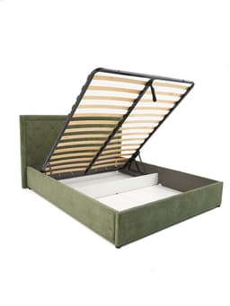 Кровать двуспальная с подъем.мех. Марион, 1600х2000 , Зелный