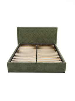 Кровать двуспальная с подъем.мех. Марион, 1600х2000 , Зелный