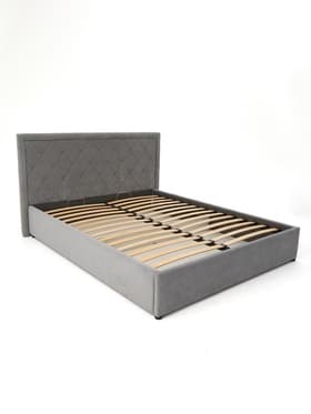 Кровать двуспальная с подъем.мех. Марион, 1600х2000 , Серый
