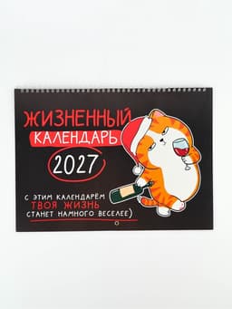 Календарь 2027, на спирали большой «Жизненный»