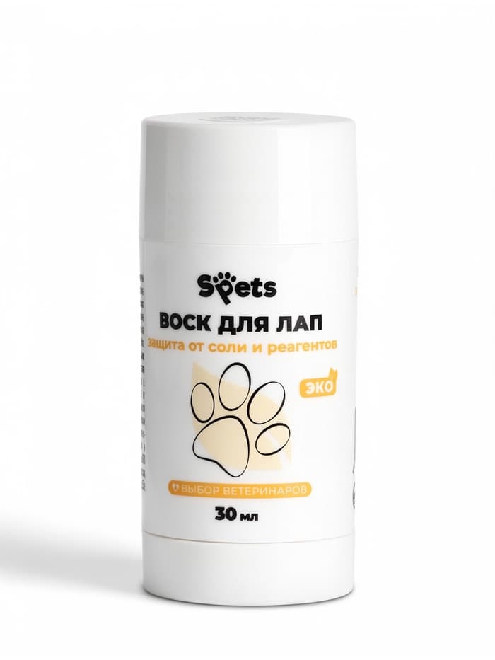Воск для лап собак Spets, от горячего асфальта, стик, 30 мл
