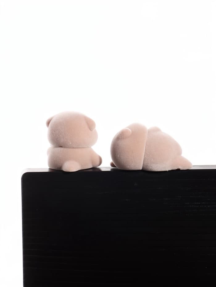Мини - фигурка на монитор «Выдры и яичница», набор 2 шт., 4.7×4.5×4 см