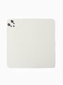 Полотенце с капюшоном LoveLife «Мишка», 80×80 см, микрофибра, молочное