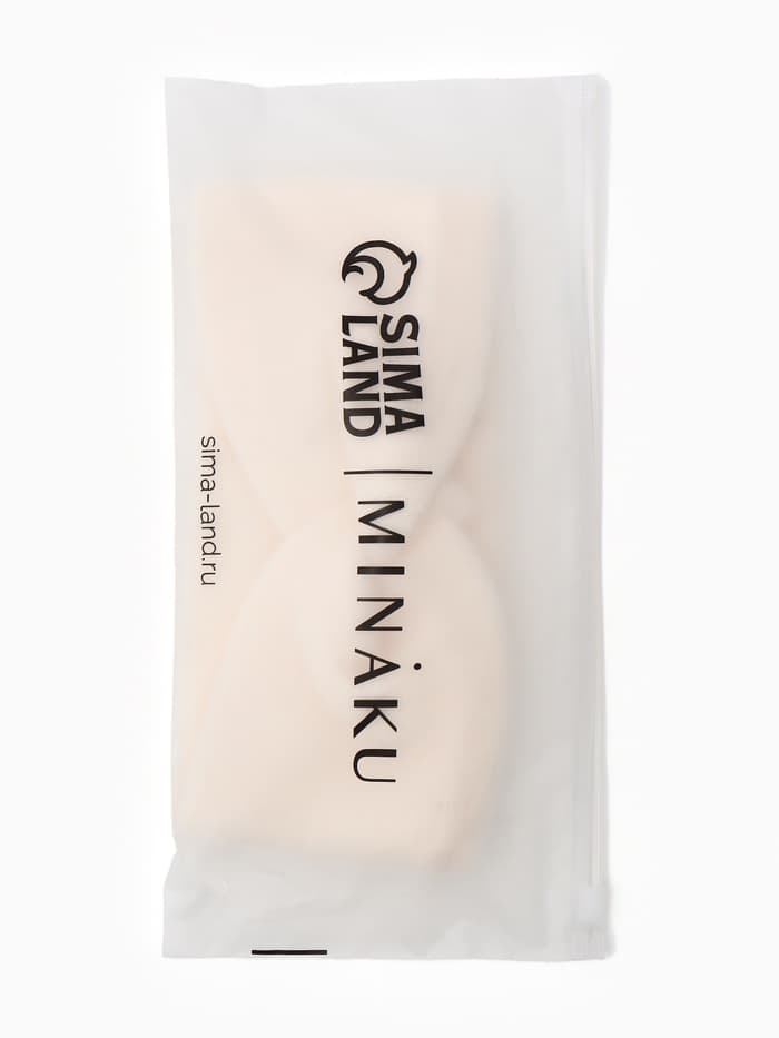 Повязка для девочки флисовая MINAKU, молочная, размер 48-50 (2-3 года)