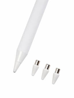 Стилус универсальный, 3 наконечника, кабель Type C- USB, белый