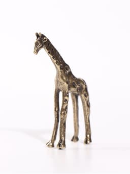 Фигурка декоративная «Африканский жираф», металл, 4×1.6×5.5 см