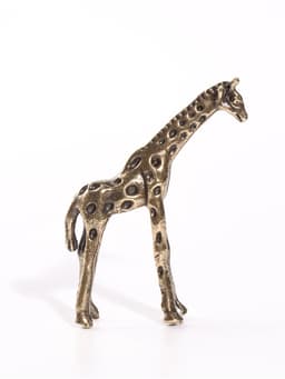 Фигурка декоративная «Африканский жираф», металл, 4×1.6×5.5 см