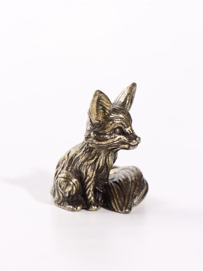 Фигурка декоративная «Лисёнок», металл, 2.6×2.9×3.3 см