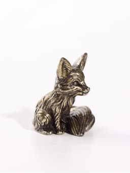 Фигурка декоративная «Лисёнок», металл, 2.6×2.9×3.3 см