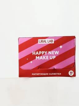 Матирующие салфетки для лица «С новым макияжем!», 50 шт., URAL LAB