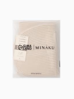 Балаклава вязаная женская MINAKU, размер 52-56, молочная
