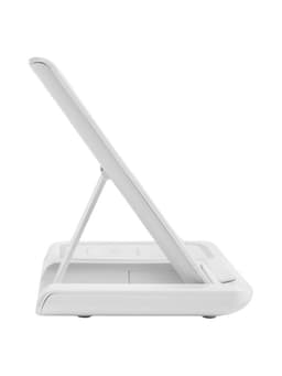 Зарядная станция 3 в 1, 3 А, 15 W, подсветка, кабель USB-Type-C, белая
