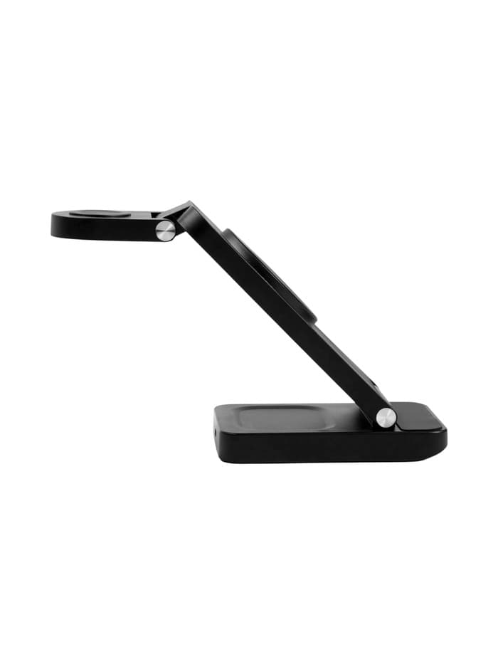 Зарядная станция 3 в 1, 3 А, 15 W, кабель USB-Type-C, черная