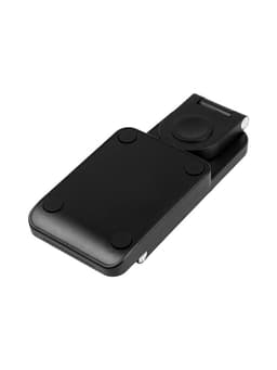 Зарядная станция 3 в 1, 3 А, 15 W, кабель USB-Type-C, черная