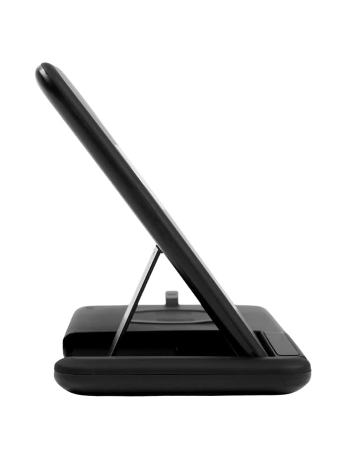 Зарядная станция 4 в 1, 3 А, 15 W, кабель USB-Type-C, черная