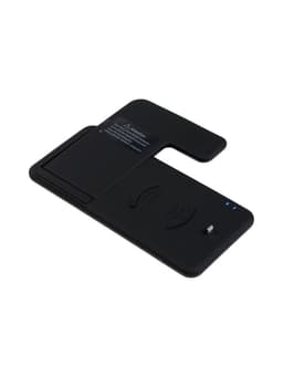 Зарядная станция 4 в 1, 3 А, 15 W, кабель USB-Type-C, черная