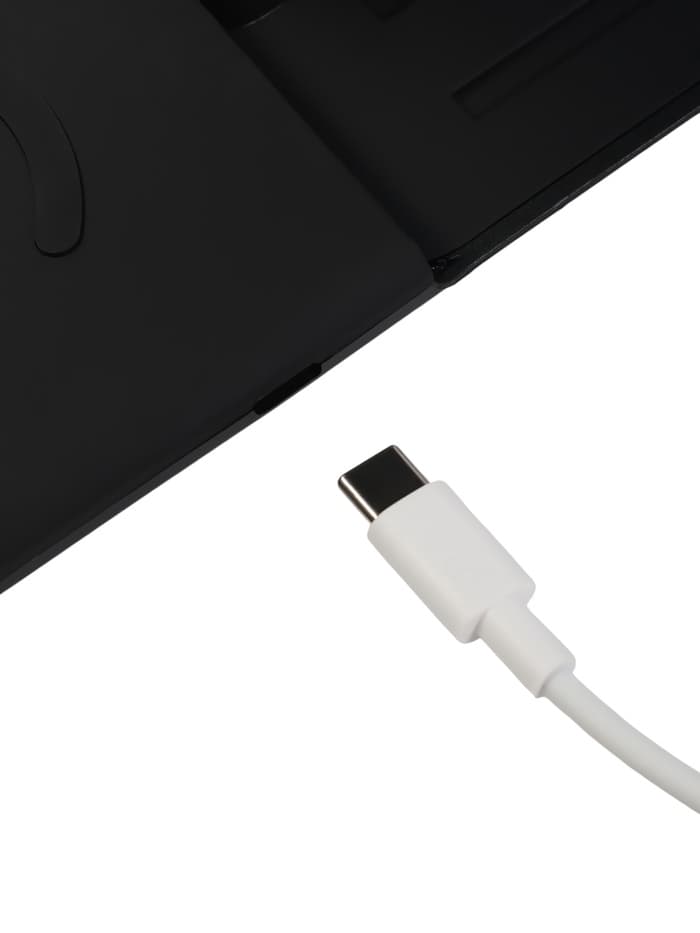 Зарядная станция 4 в 1, 3 А, 15 W, кабель USB-Type-C, черная