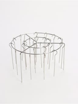 Решетка для аэрогриля, 14×10.5 см, набор шампуров 24 шт., 9 см, нержавеющая сталь