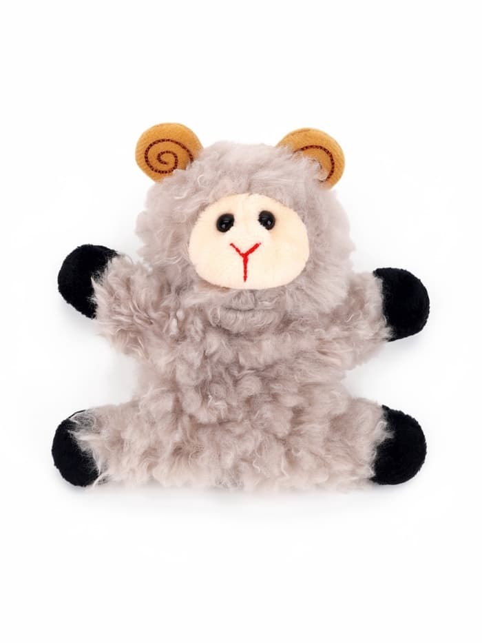 Мягкая игрушка MILO TOYS «Овечка. Тёплого и пушистого года!», на магнитах