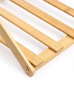Полка для обуви «Сали», 4 яруса, бамбук, 24.5×25×56 см