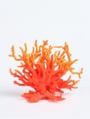 Коралл пластиковый, малый, 16×13 см, оранжевый