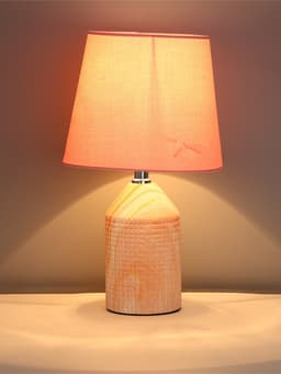УЦЕНКА Лампа настольная «Жизель» 1×40 Вт Е14 розовый 20×20×32 см