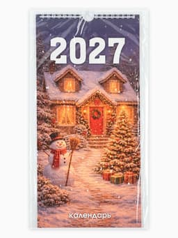 Календарь 2027 на ригеле «Атмосферный» 16.5×34 см