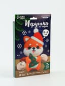 Набор для творчества. Валяние игрушки из шерсти «Корги в шапочке»