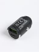 Зарядное устройство в прикуриватель автомобиля, USB, Type-C, с быстрой зарядкой