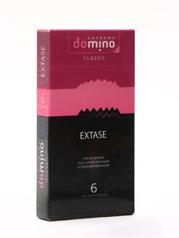 Презервативы DOMINO CLASSIC, Extase, 6 шт.