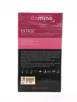 Презервативы DOMINO CLASSIC, Extase, 6 шт.