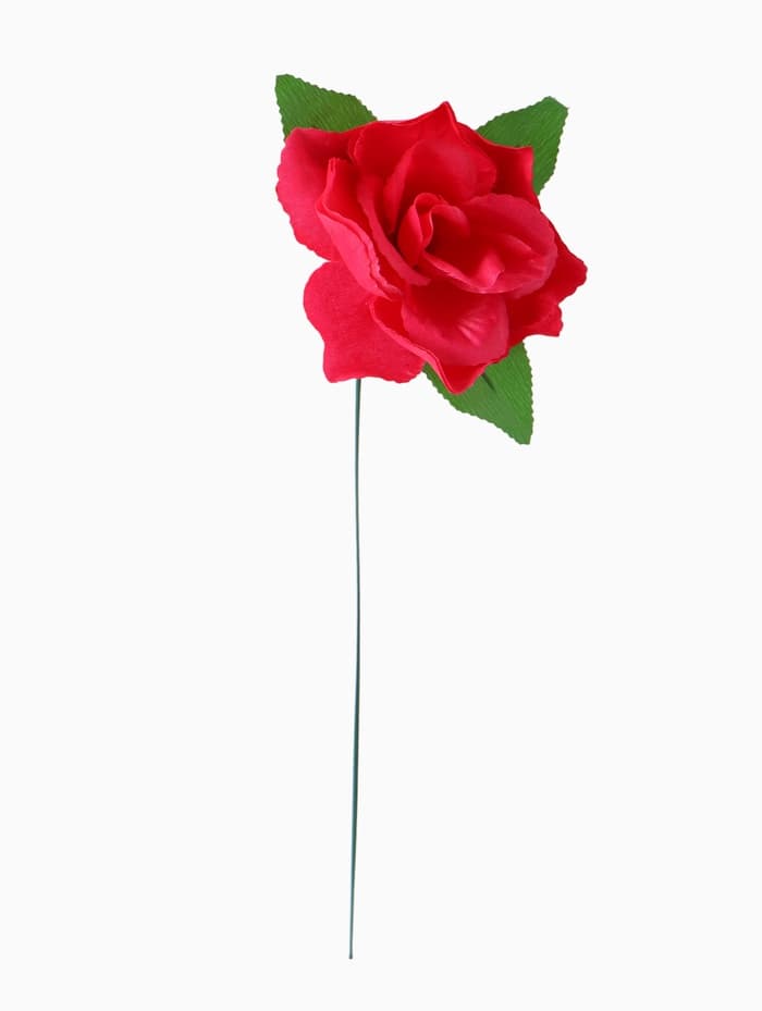 Цветы искусственные «Роза малиновая», h=40 см