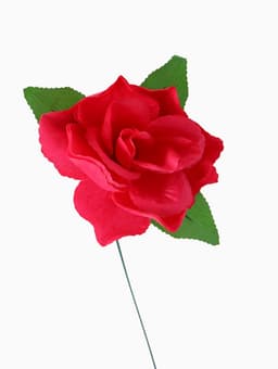 Цветы искусственные «Роза малиновая», h=40 см