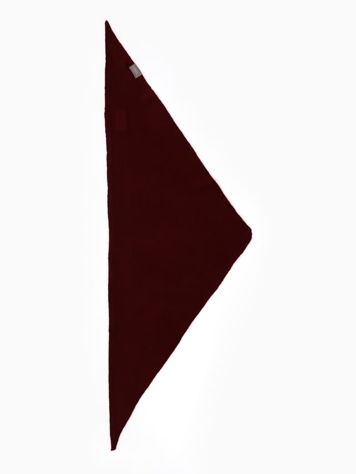 Косынка вязаная женская MINAKU, размер 55×150 см, вишнёвая