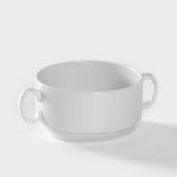 Чашка для бульона Добрушский завод «Уют», 470 мл, d=11.7 см, фарфор, белая