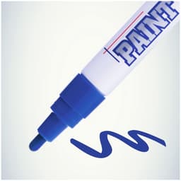 Маркер-краска MunHwa, лаковый, нитро-основа, синий, узел 4 мм