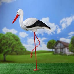 Садовая фигура из полистоуна «Аист», 75×51×17 см