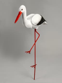 Садовая фигура из полистоуна «Аист», 75×51×17 см