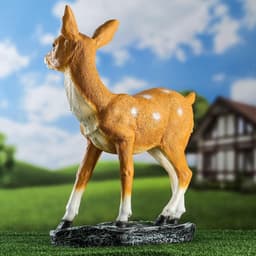 Садовая фигура из полистоуна «Оленёнок», 39×18×53 см