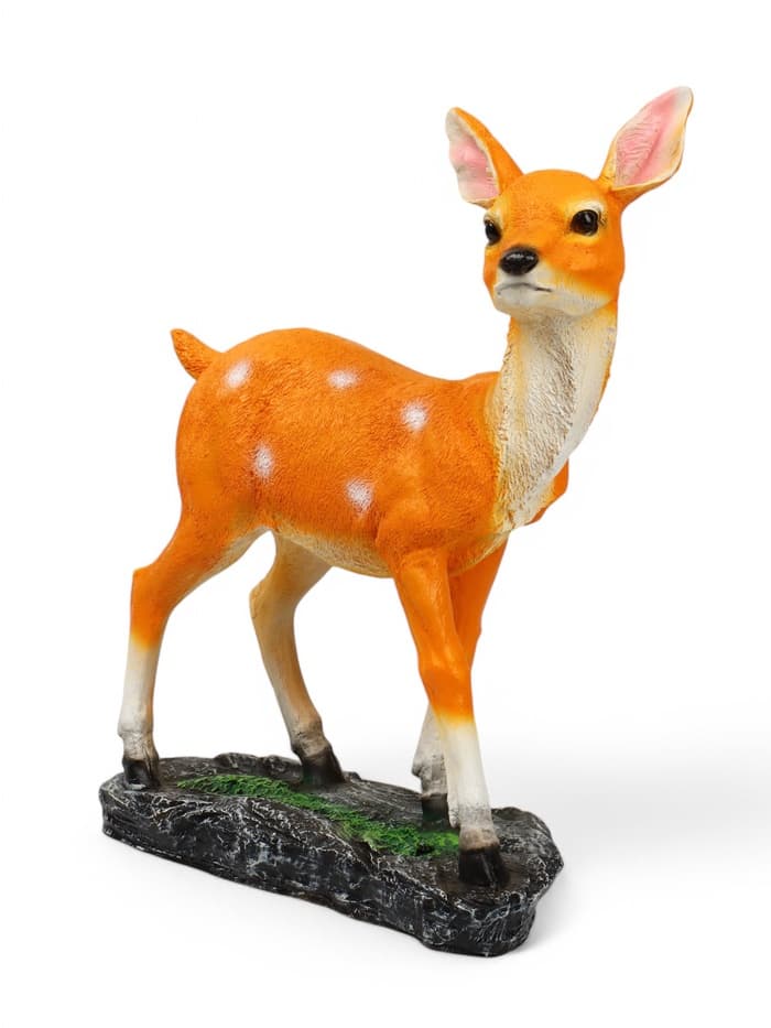 Садовая фигура из полистоуна «Оленёнок», 39×18×53 см