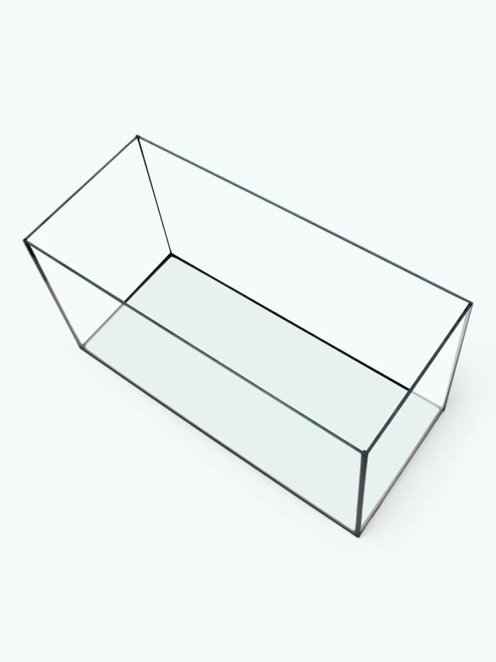 Аквариум «Прямоугольный» без крышки, 75 л, 69×29×37 см