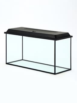 Аквариум «Прямоугольный» с крышкой, 150 л, 93×35×45/51 см, чёрный
