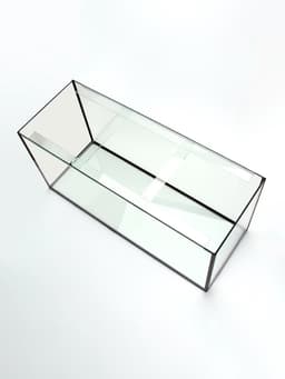 Аквариум «Прямоугольный» с крышкой, 150 л, 93×35×45/51 см, чёрный