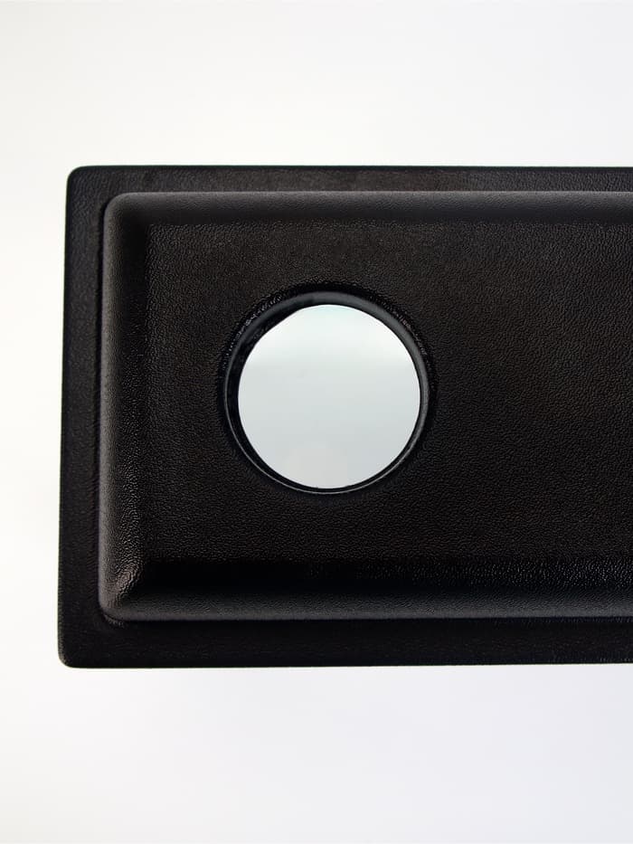 Аквариум «Прямоугольный» с крышкой, 5 л, 25×13×15.5/18 см, чёрный