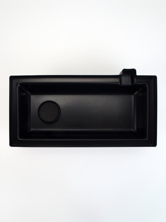 Аквариум «Прямоугольный» с крышкой, 5 л, 25×13×15.5/18 см, чёрный