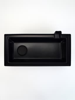 Аквариум «Прямоугольный» с крышкой, 5 л, 25×13×15.5/18 см, чёрный