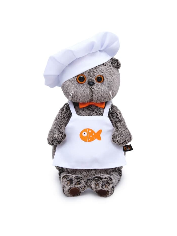 Мягкая игрушка «Басик шеф-повар», 19 см
