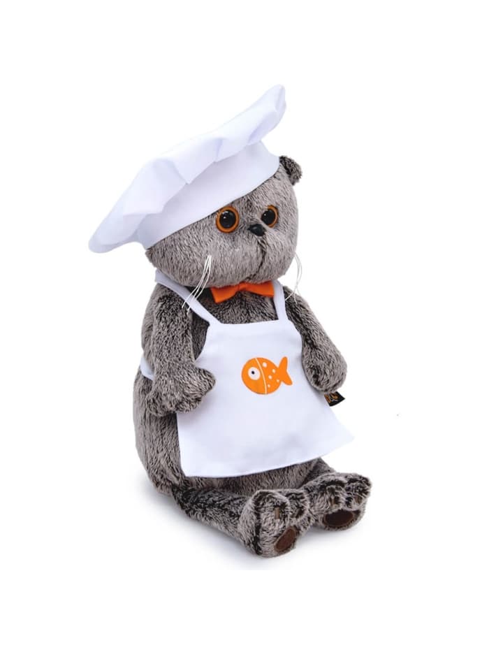 Мягкая игрушка «Басик шеф-повар», 19 см