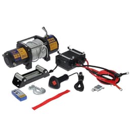 Лебедка электрическая ТУНДРА, 12V, 6000 lb (2.7 т), 3 л.с., до 8.5 м/мин, 7.2 мм × 24 м